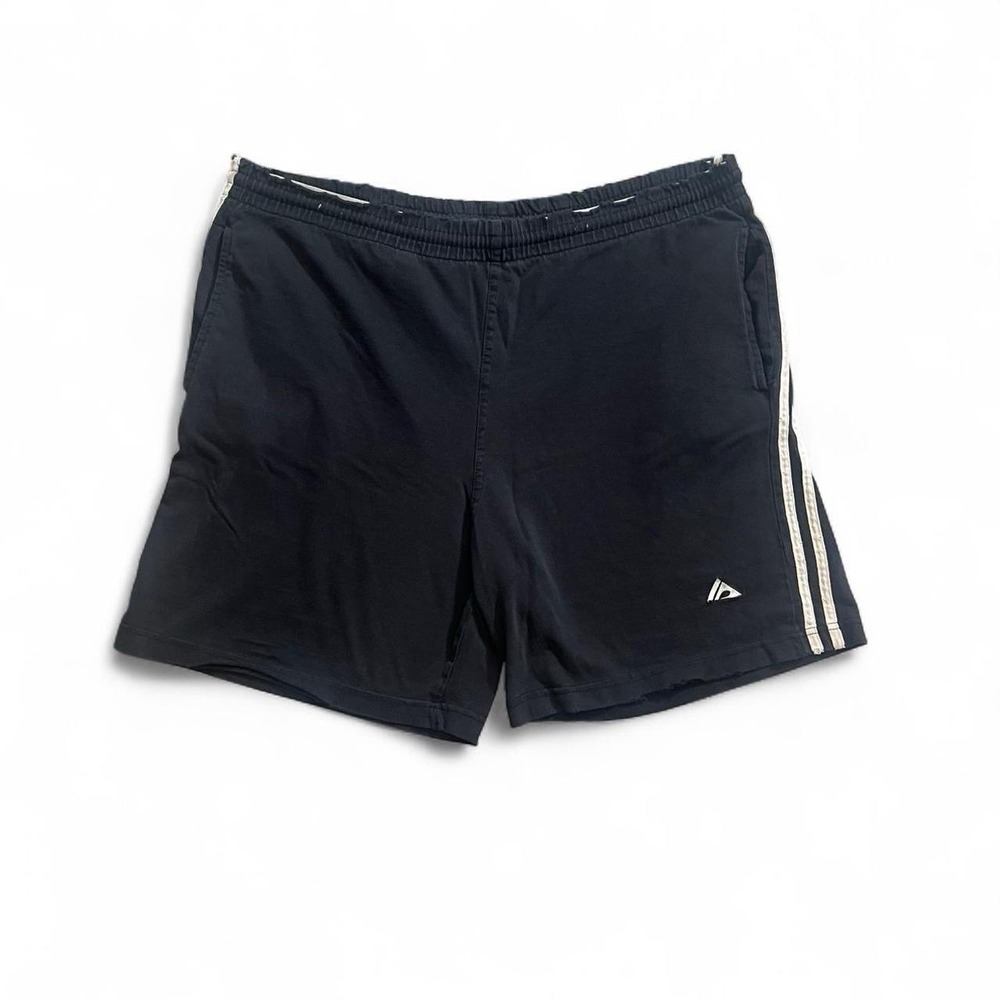 Vintage Athletic Works Striped Sweat Shorts Mens Size XL Goth Grunge